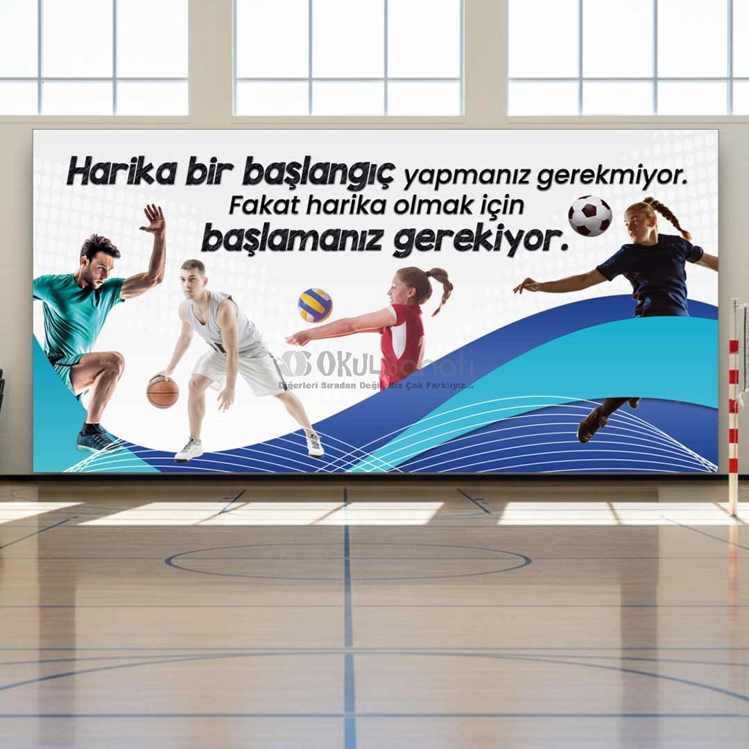 Harika Başlangıç Spor Salonu Okul Posteri
